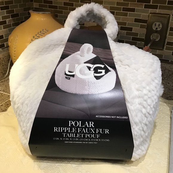 UGG Accents Ugg Polar Ripple Faux Fur Tablet Pouf Poshmark